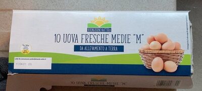 10 uova fresche medie “m”