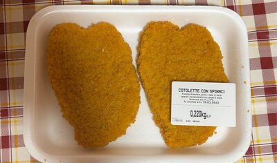 COTOLETTE CON SPINACI