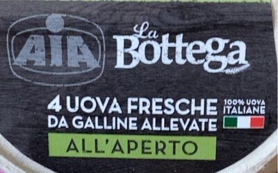Uova fresche da galline allevate all’aperto