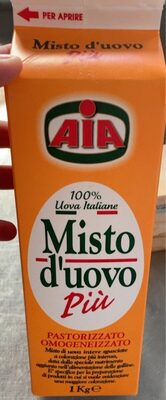 Misto d’uovo più front packaging