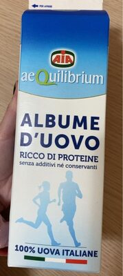 Albume d’uovo front packaging