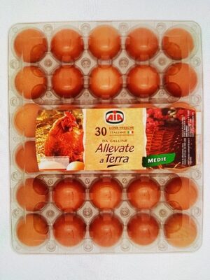 Uova Fresche Italiane da Galline Allevate a Terra Medie