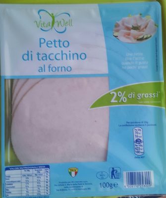 petto di tacchino al forno front packaging