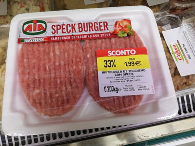 Speck burger aia front packaging