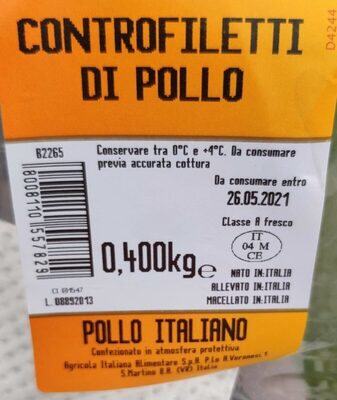 Controfiletti di pollo
