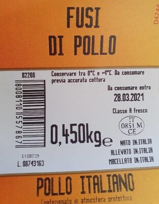 Fusi di pollo