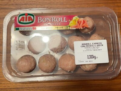 Polpette bonroll con speck e patate