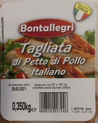 Tagliata di petto di pollo