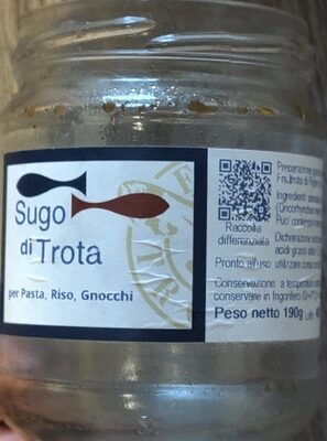 Sugo di trota