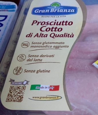 Prosciutto cotto di alta qualita
