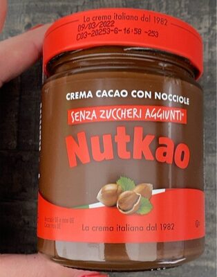 Crema cacao con nocciole senza zuccheri