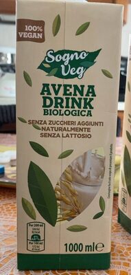 Avena drink biologica