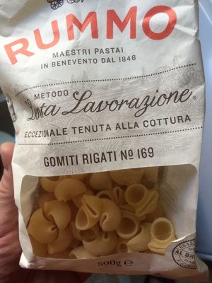 Gomiti Rigati N°169 (Pasta Corta)