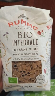 Pasta bio integrale