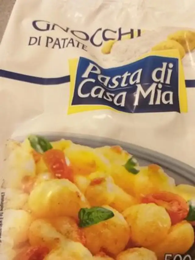 Gnocchi di patate front packaging