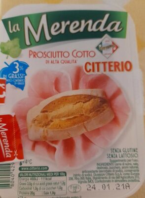 Prosciutto cotto front packaging