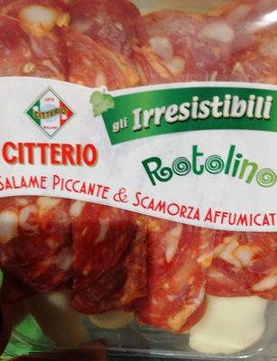 Salame piccante & scamorza affumicata front packaging