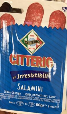 Citterio salamini front packaging