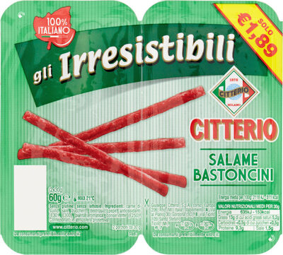 Gli irresistibili salame bastoncini