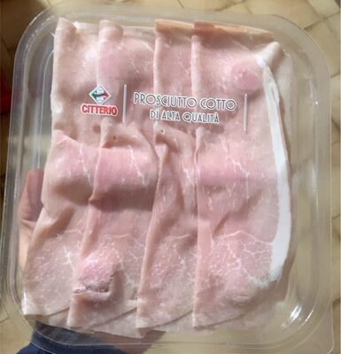 Prosciutto cotto di alta qualità front packaging