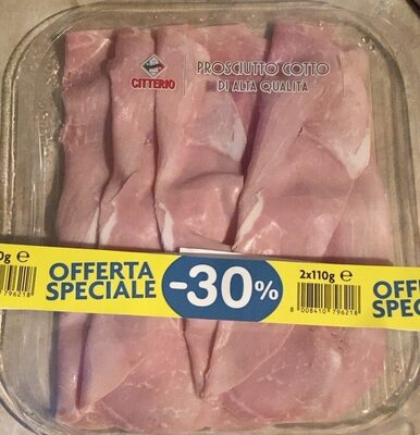 Prosciutto cotto front packaging