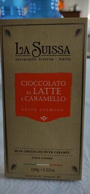 Cioccolato al latte e caramello