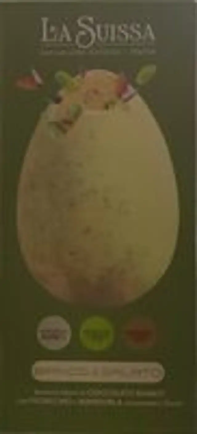 Uovo bianco mandorla pistacchio