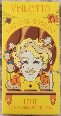 Cioccolato al latte con caramello crunchy