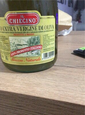 Olio extra vergine di oliva front packaging