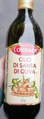Olio di sansa di oliva front packaging