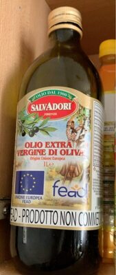 Olio extravergine d’oliva front packaging