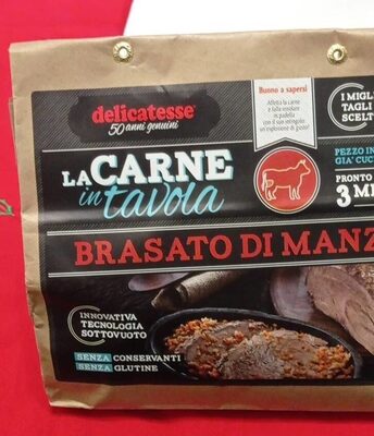 Brasato di manzo front packaging