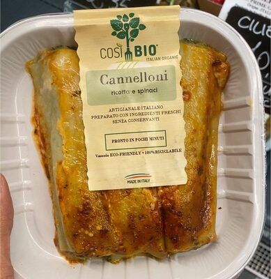 Cannelloni ricotta e spinaci