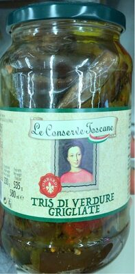 Tris di verdure grigliate