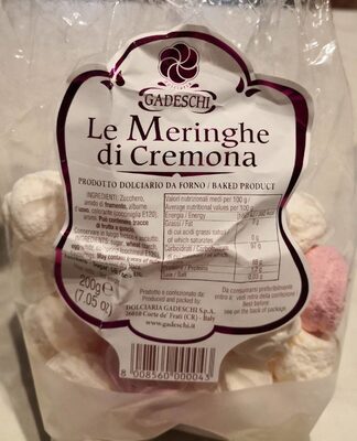 Le Meringhe di Cremona front packaging