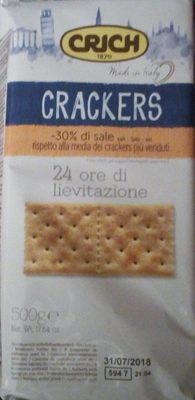 Crackers - -30% de sel