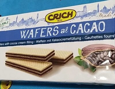 Gaufrette fourree cacao
