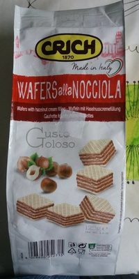 Wafers alla nocciola