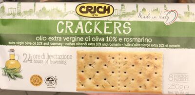 Extra Olive Oil And Rosemary Crackers