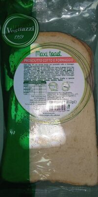 Maxi toast prosciutto cotto e formaggio