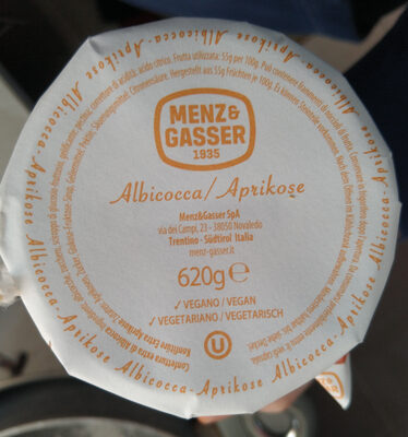 Aprikose Dekorglas front packaging