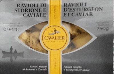 Ravioli di storione e caviale