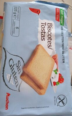 Biscotes/ Tostás sin gluten