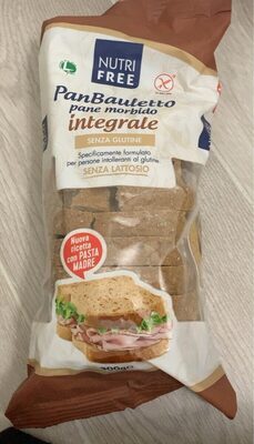 Panbauletto integrale senza glutine