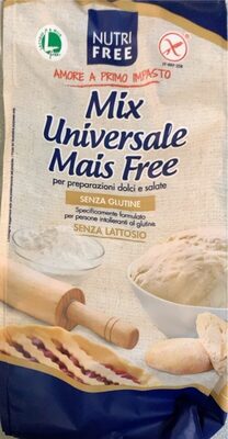 Mix universale mais free front packaging