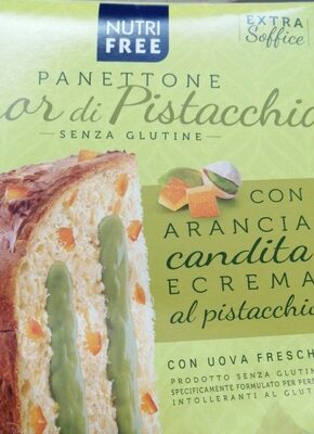 Panettone cuor di pistacchio senza glutine front packaging