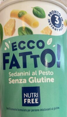 Ecco fatto! Sedanini al pesto