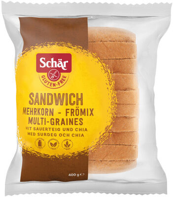 Sandwich Brød Frømix skivet Gl.Fri 400g Schar