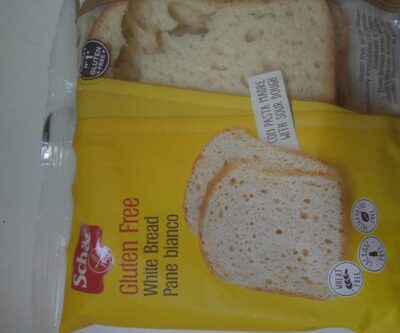 Pane bianco gluten free front packaging