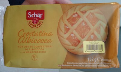 Crostatina albicocca front packaging